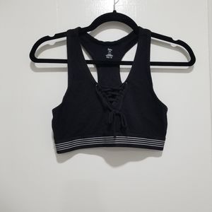 Lace Up Sports Bra